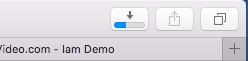Safari download progress bar