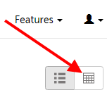 Arrow pointing at calendar option